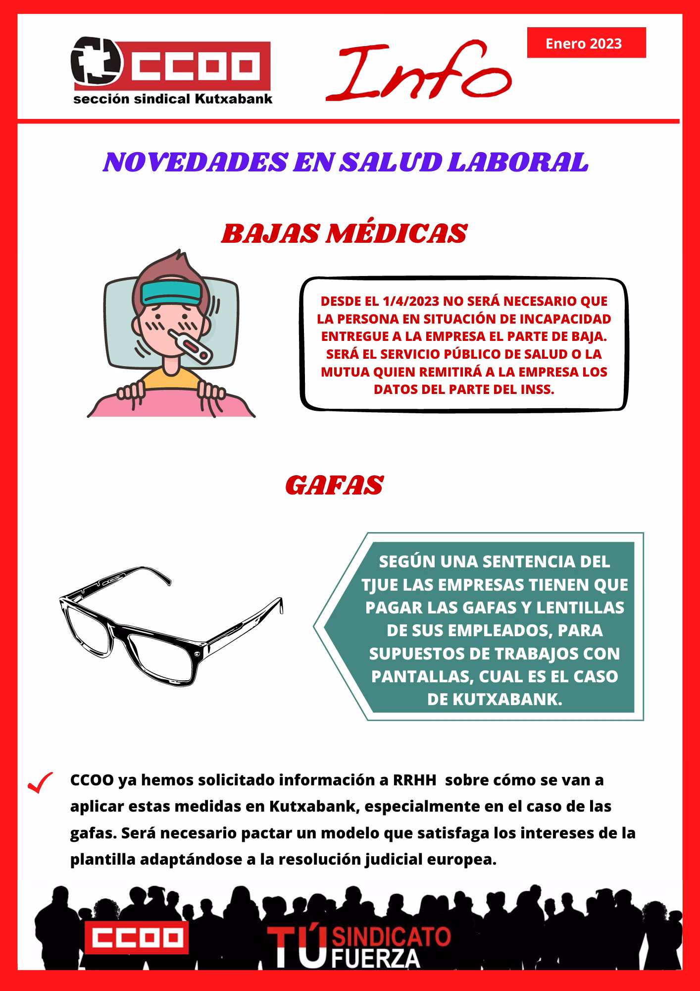 Novedades en salud laboral