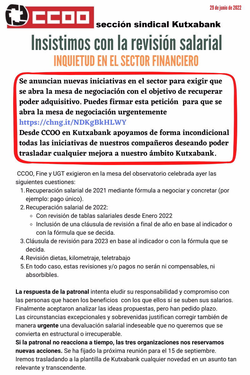 Revisión salarial